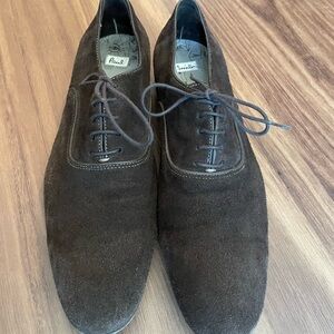 Paul Smith Dark Brown Suede Oxfords